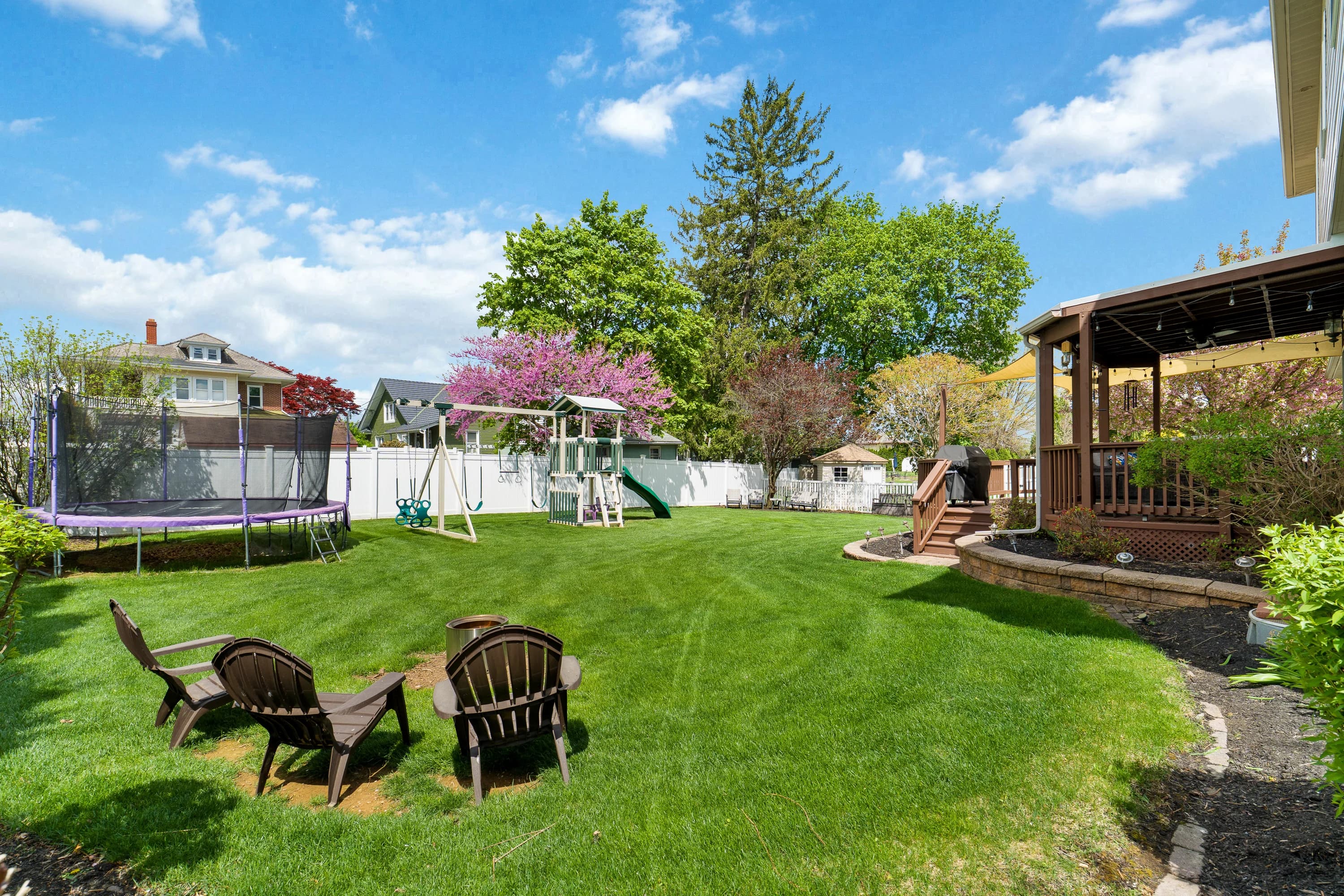 Backyard outdoor living